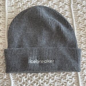 Icebreaker Gray Knit Beanie